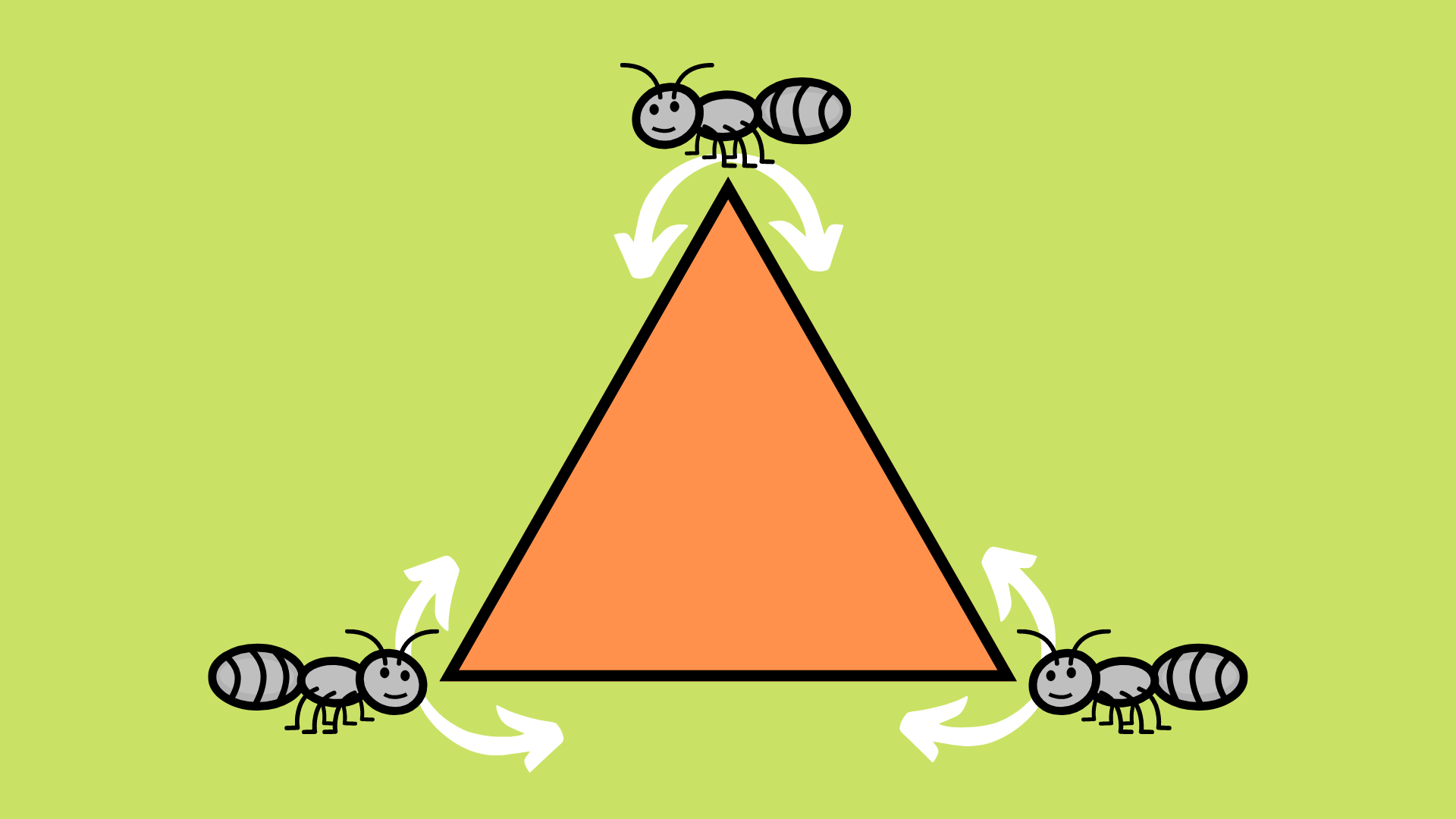 Ameisen im Dreieck (*)