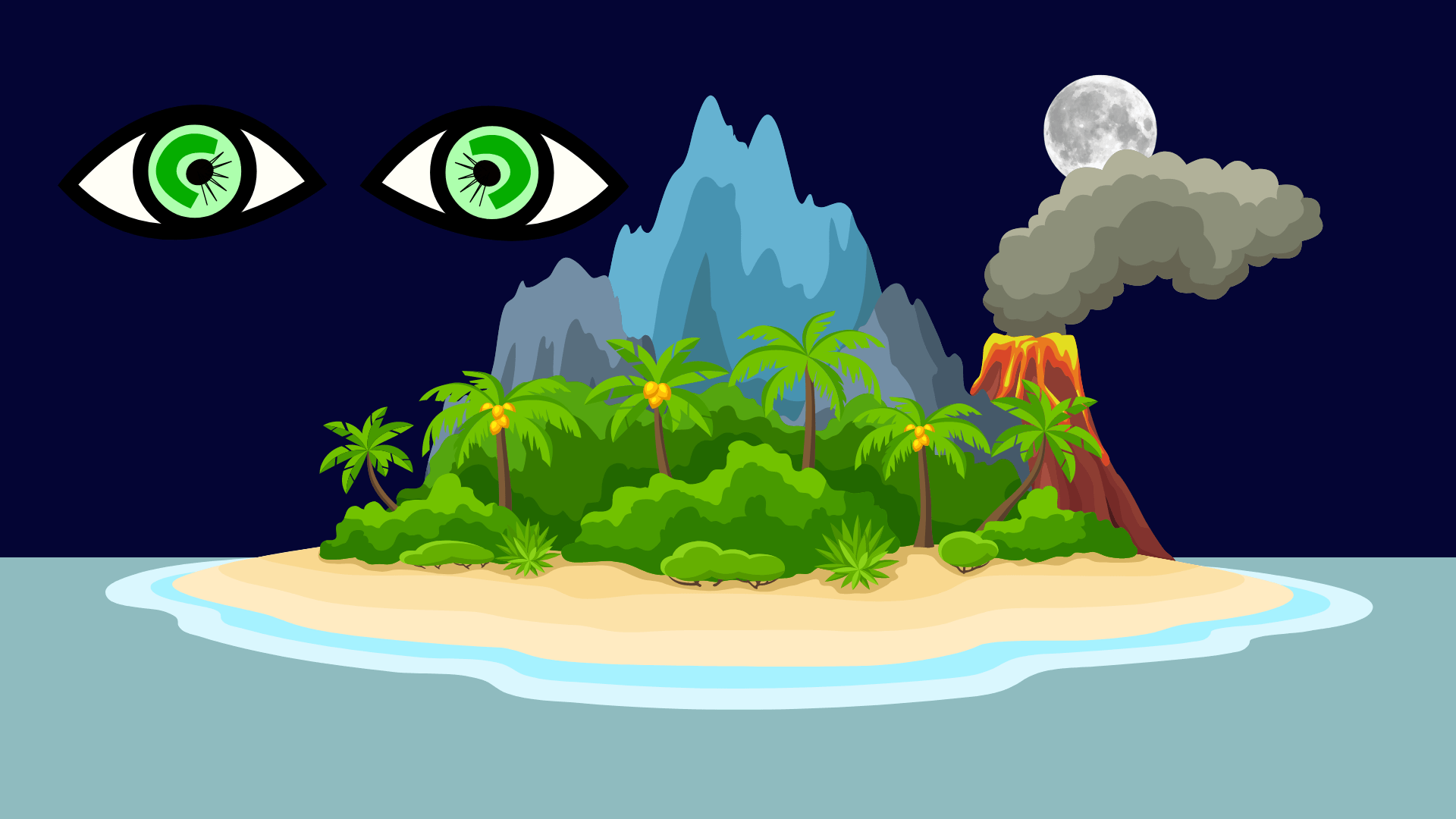 Die Insel der Grünen Augen (****)